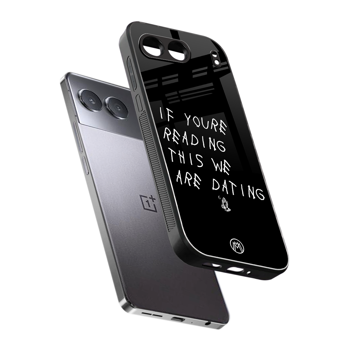 we are dating back phone cover | glass case for oneplus nord 4