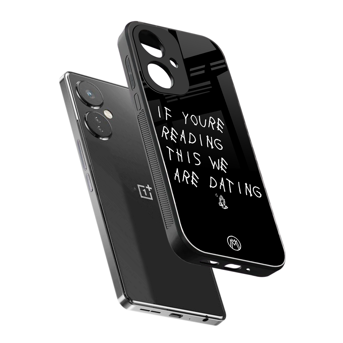 we are dating back phone cover | glass case for oneplus nord ce 3