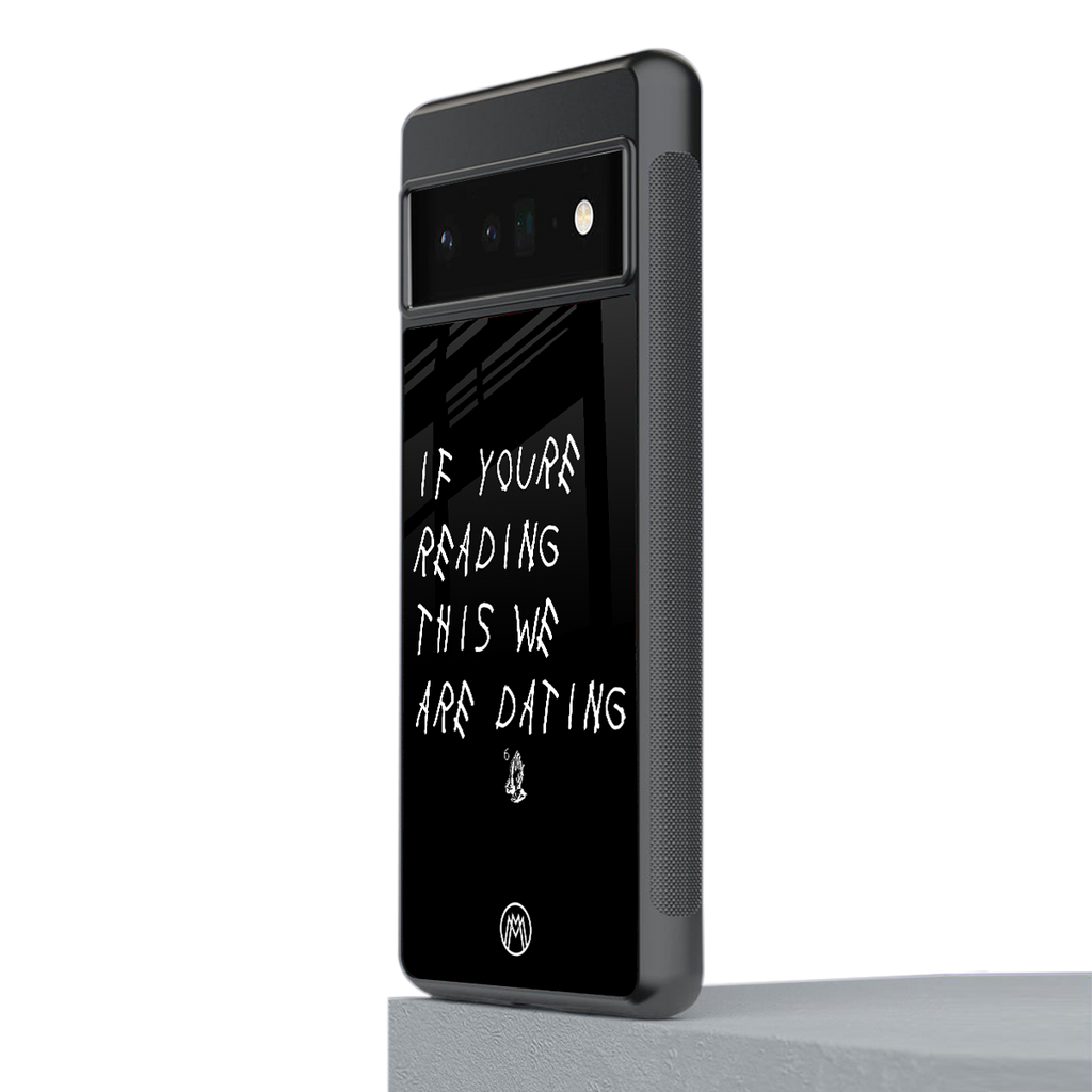 we are dating back phone cover | glass case for google pixel 6 pro