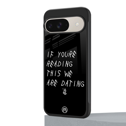 we are dating back phone cover | glass case for google pixel 9