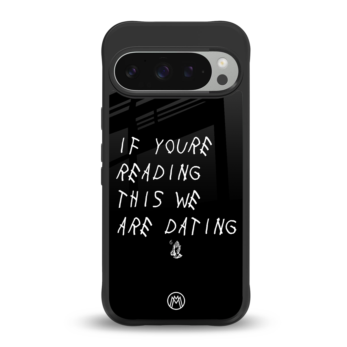 we are dating back phone cover | glass case for google pixel 9 pro xl