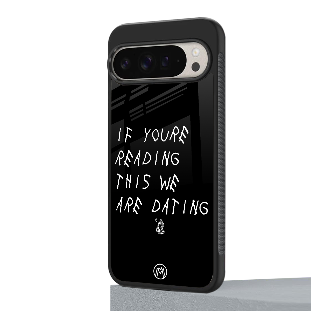 we are dating back phone cover | glass case for google pixel 9 pro xl