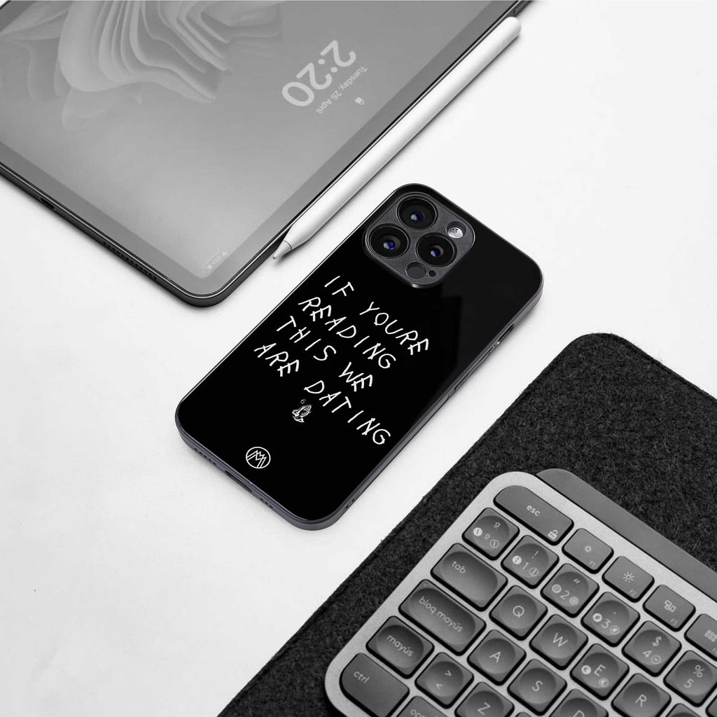 we are dating back phone cover | glass case for nothing phone 2
