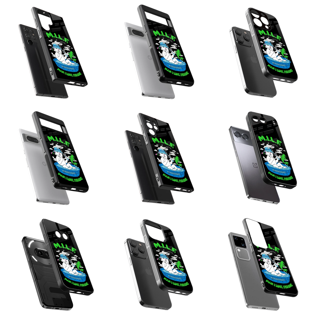 Durable Glass Back Mobile Case for iPhone, Samsung, OnePlus, Google Pixel, Redmi, Vivo, Oppo
