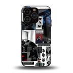 weeknd blend back phone cover | glass case for iphone 13 pro