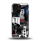 weeknd blend back phone cover | glass case for iphone 14 pro max
