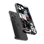 weeknd blend back phone cover | glass case for iphone 14 pro max