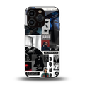 weeknd blend back phone cover | glass case for iphone 15 pro
