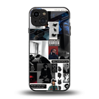 weeknd blend back phone cover | glass case for iphone 15