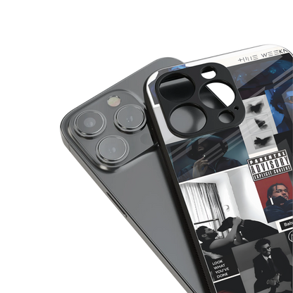 weeknd blend back phone cover | glass case for iphone 13