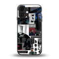 weeknd blend back phone cover | glass case for iphone 16
