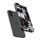 weeknd blend back phone cover | glass case for iphone 16