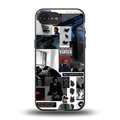 weeknd blend back phone cover | glass case for iphone 16e