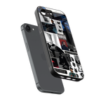 weeknd blend back phone cover | glass case for iphone 16e