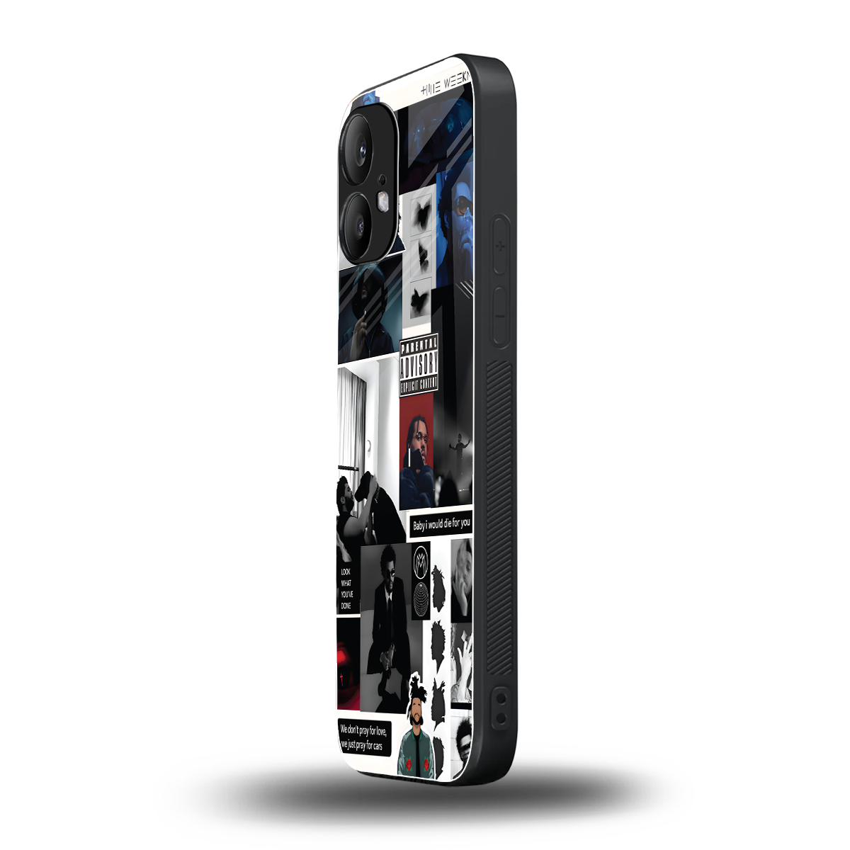 weeknd blend back phone cover | glass case for nothing phone 2