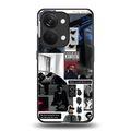 weeknd blend back phone cover | glass case for oneplus nord 3