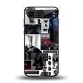 weeknd blend back phone cover | glass case for oneplus nord 4