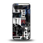 weeknd blend back phone cover | glass case for oneplus nord 4