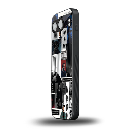 weeknd blend back phone cover | glass case for oneplus nord 4