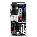 weeknd blend back phone cover | glass case for oneplus nord ce 3