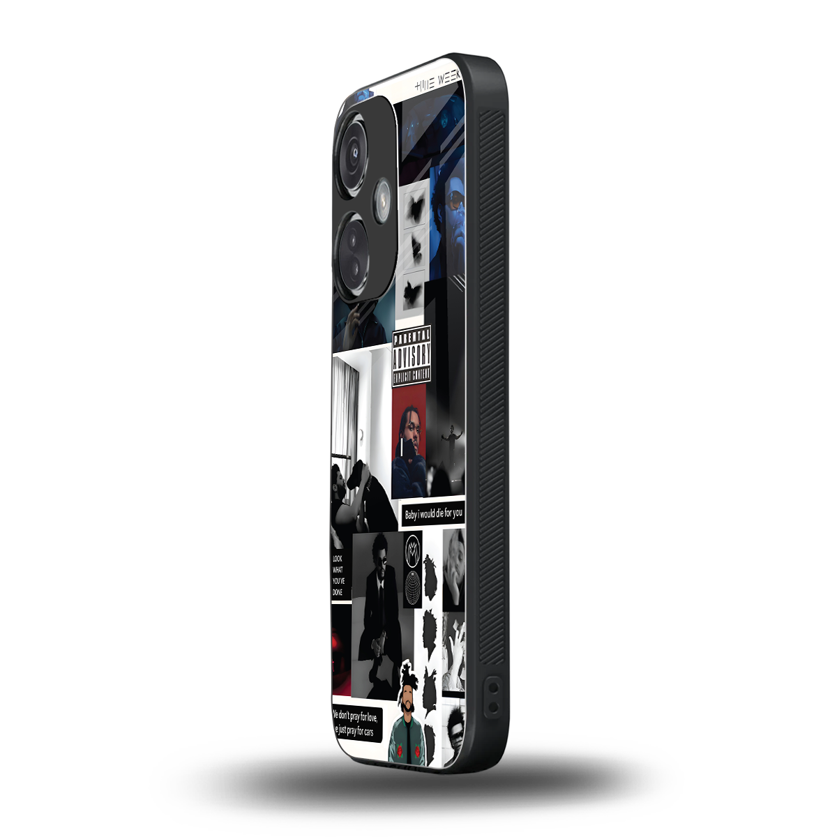 weeknd blend back phone cover | glass case for oneplus nord ce 3