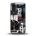 weeknd blend back phone cover | glass case for oneplus nord ce 4