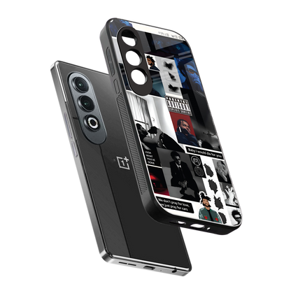 weeknd blend back phone cover | glass case for oneplus nord ce 4