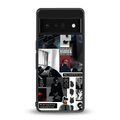 weeknd blend back phone cover | glass case for google pixel 6 pro