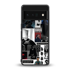 weeknd blend back phone cover | glass case for google pixel 6 pro