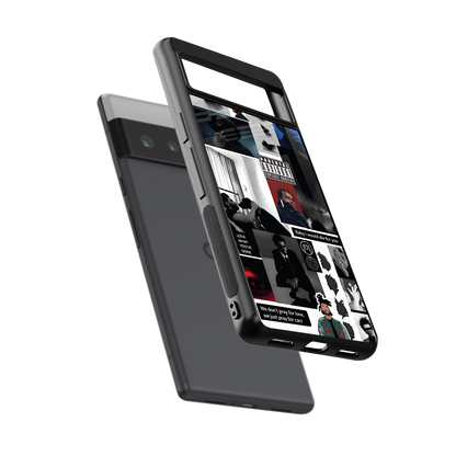 weeknd blend back phone cover | glass case for google pixel 6 pro