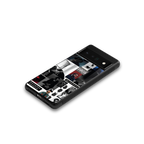 weeknd blend back phone cover | glass case for google pixel 6 pro