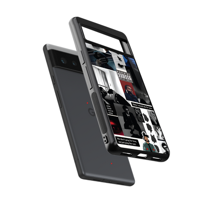 weeknd blend back phone cover | glass case for Google Pixel 6A