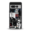 weeknd blend back phone cover | glass case for google pixel 7 pro