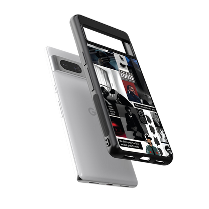 weeknd blend back phone cover | glass case for Google Pixel 7