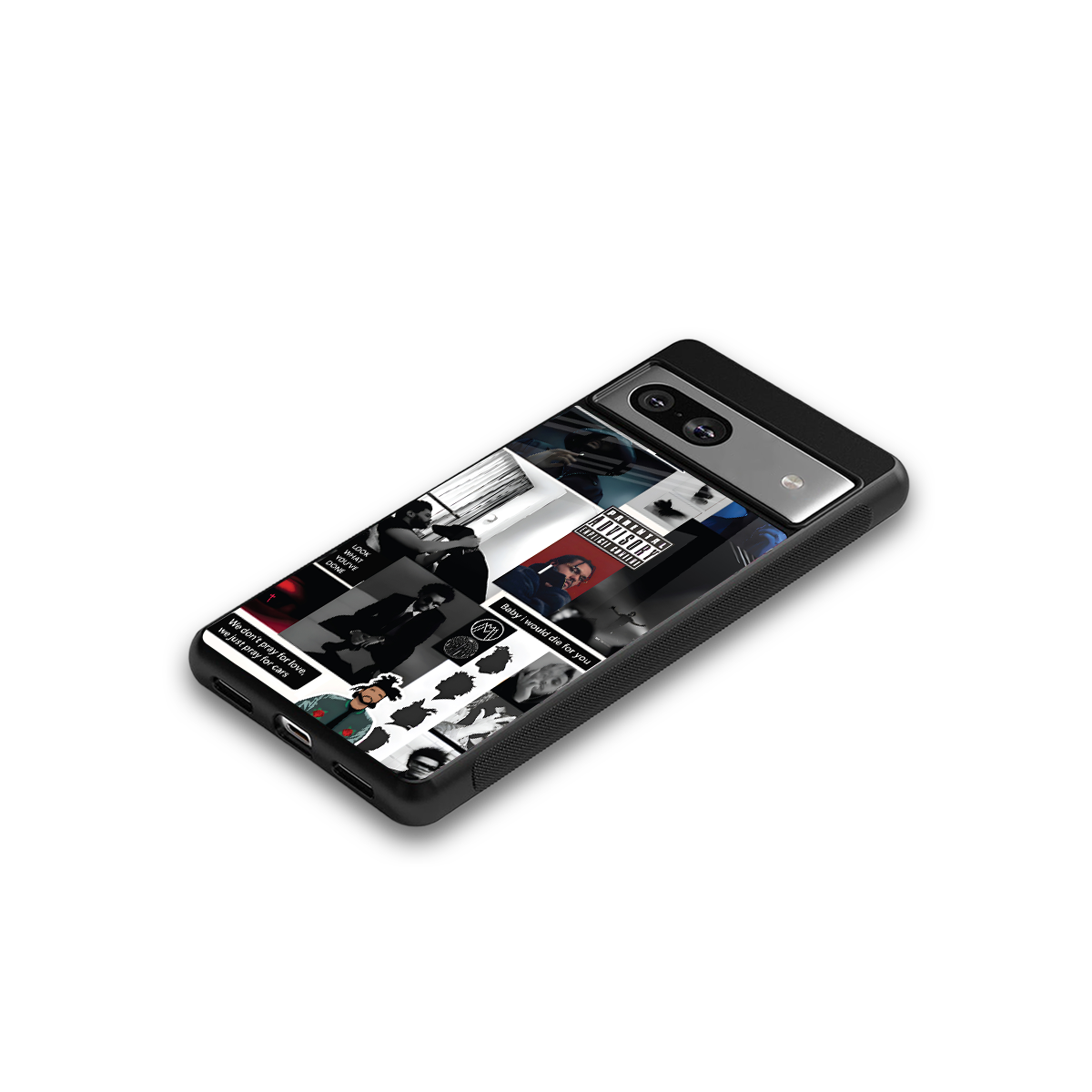 weeknd blend back phone cover | glass case for Google Pixel 7A