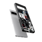 weeknd blend back phone cover | glass case for google pixel 8 pro