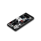 weeknd blend back phone cover | glass case for google pixel 8 pro