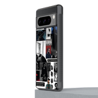 weeknd blend back phone cover | glass case for google pixel 8 pro