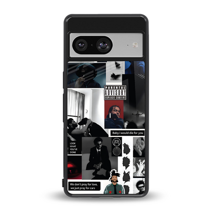 weeknd blend back phone cover | glass case for Google Pixel 8