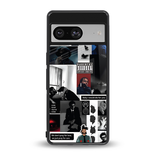 weeknd blend back phone cover | glass case for Google Pixel 8