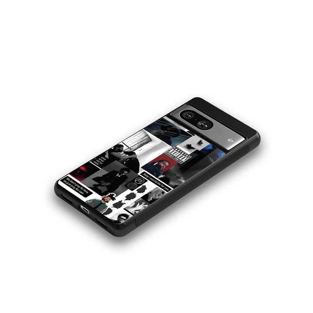 weeknd blend back phone cover | glass case for Google Pixel 8