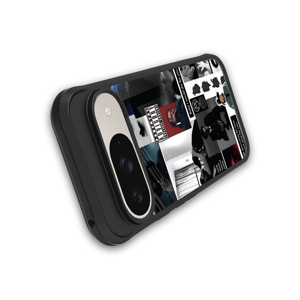 weeknd blend back phone cover | glass case for google pixel 9