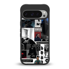 weeknd blend back phone cover | glass case for google pixel 9 pro xl