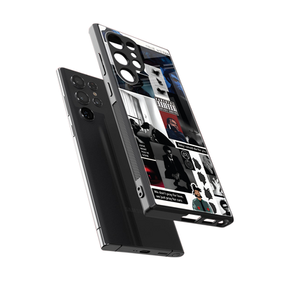 weeknd blend back phone cover | glass case for samsung galaxy s23 ultra
