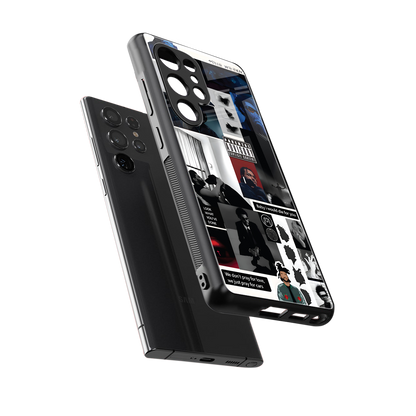 weeknd blend back phone cover | glass case for samsung galaxy s25 ultra