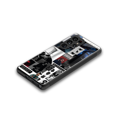 weeknd blend back phone cover | glass case for samsung galaxy s25 ultra