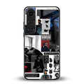weeknd blend back phone cover | glass case for samsung galaxy s23 plus
