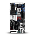 weeknd blend back phone cover | glass case for samsung galaxy s24 fe