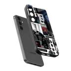 weeknd blend back phone cover | glass case for samsung galaxy s24