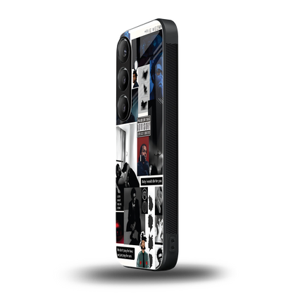 weeknd blend back phone cover | glass case for samsung galaxy s23